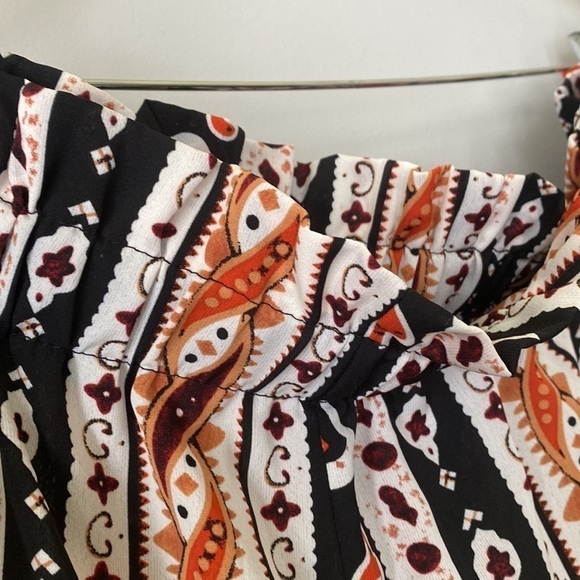 Shein Curve paper bag boho shorts size 2XL - Picture 9 of 10